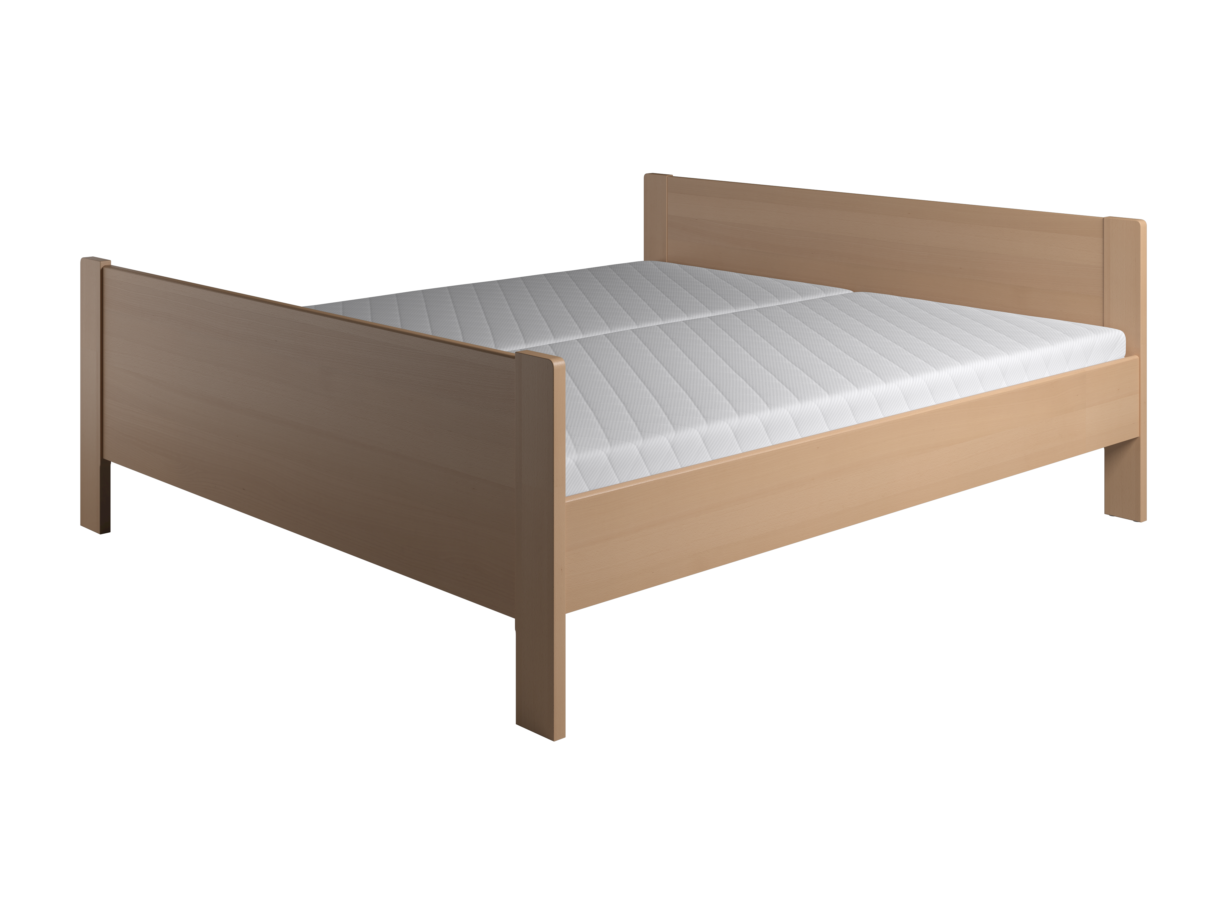 Sengeramme 422 - bøg lakeret